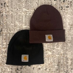 Women’s Carhartt Beanie. Purple. Black.